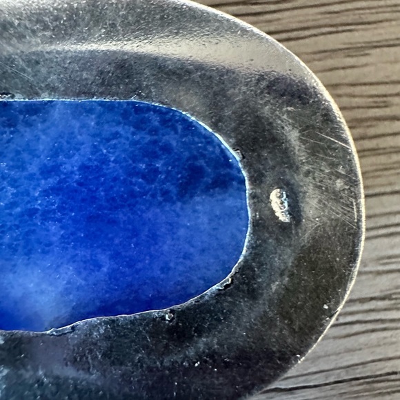 0345 Simulated Sapphire Rainbow Fire Topaz Necklace Silver Statement Jewelry - Picture 8 of 8